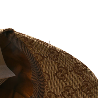 Gucci Monogram Textured Dollar Calfskin Zeno Baseball Hat M Beige 10 of 10