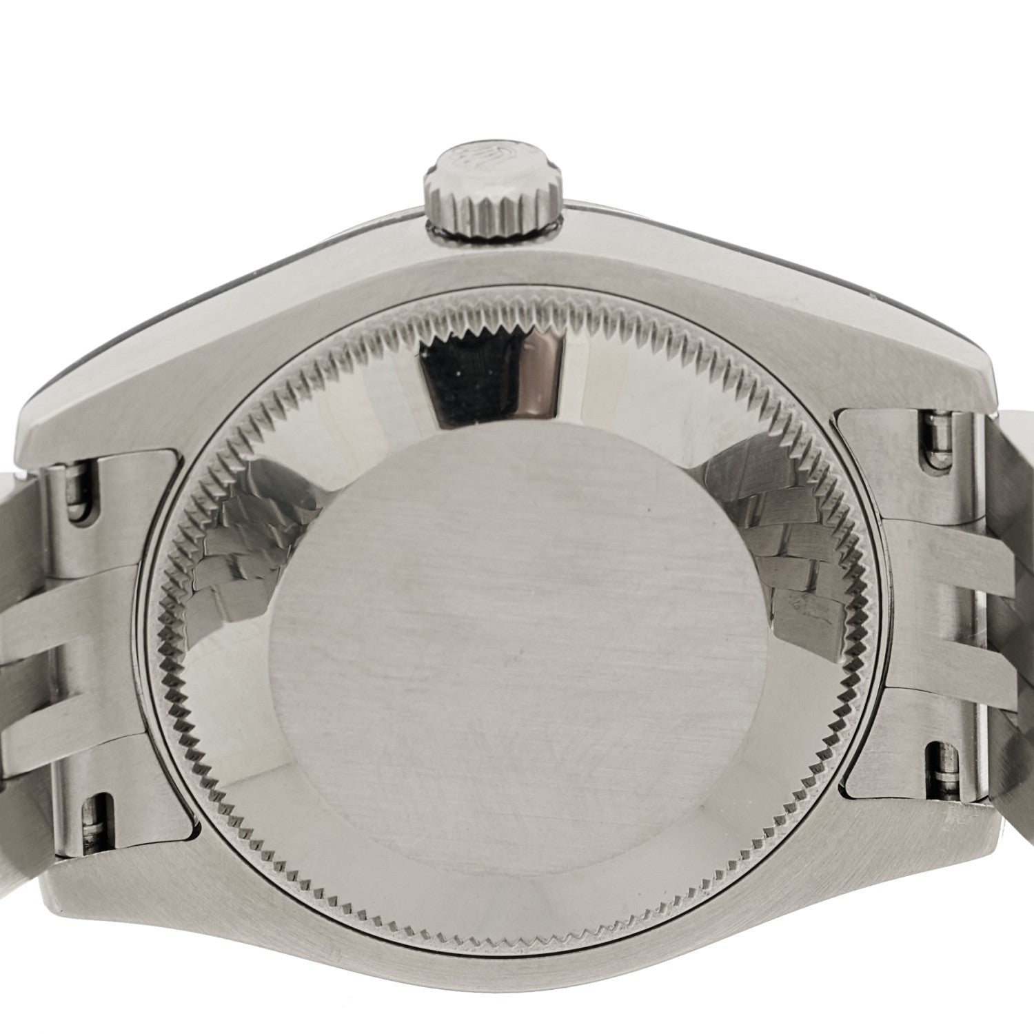 Rolex Stainless Steel 18K White Gold 31mm Oyster Perpetual Datejust Watch Silver Roman 178274 4 of 5