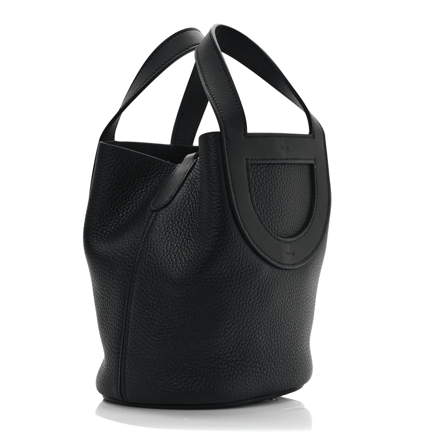 Taurillon Clemence Swift In-The-Loop 18 Bag Black