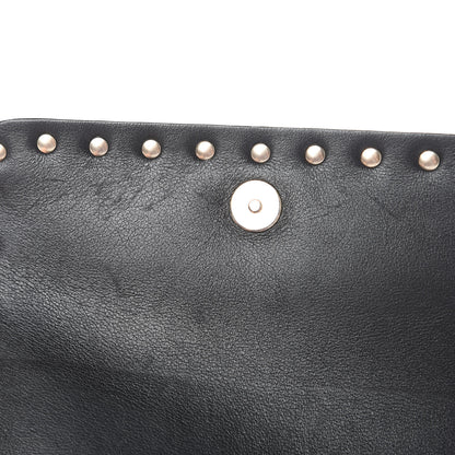 Valentino Garavani Vitello Rockstud Flap Crossbody Bag Black 11 of 17