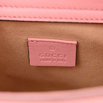Gucci Wonka Grain Calfskin Mini Diana Tote Bag Wild Rose Fuxia Fluo 6 of 9
