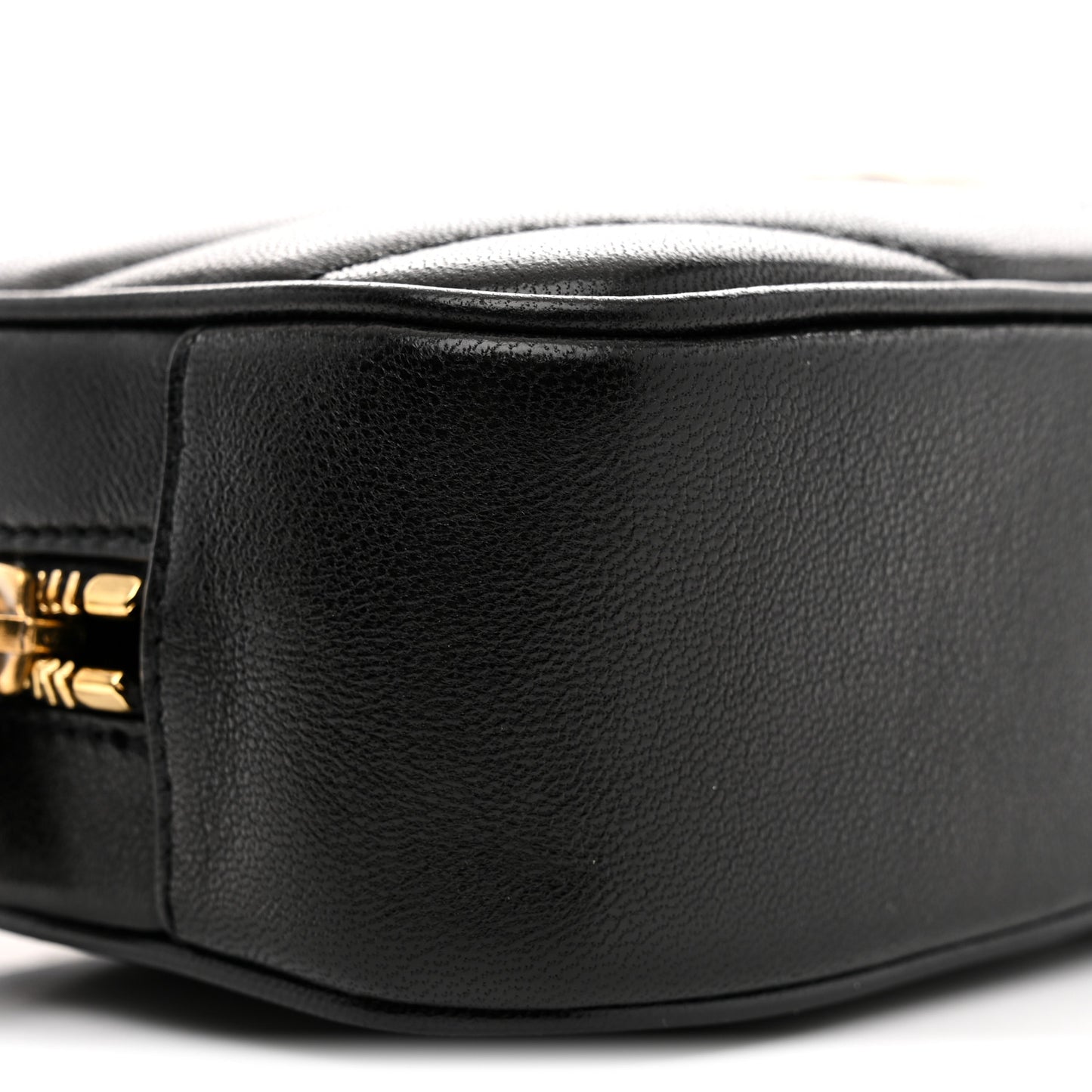 Lambskin Matelasse Monogram Mini Loulou Camera Bag Black