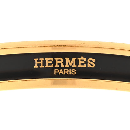 Hermes Enamel Narrow Printed Brandenburgs Bracelet 65 4 of 5