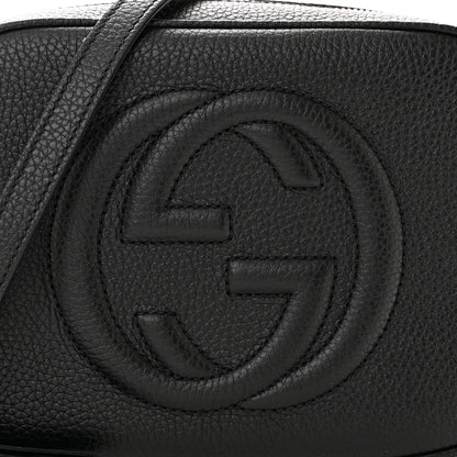 Gucci Pebbled Calfskin Small Soho Disco Bag Black 8 of 10