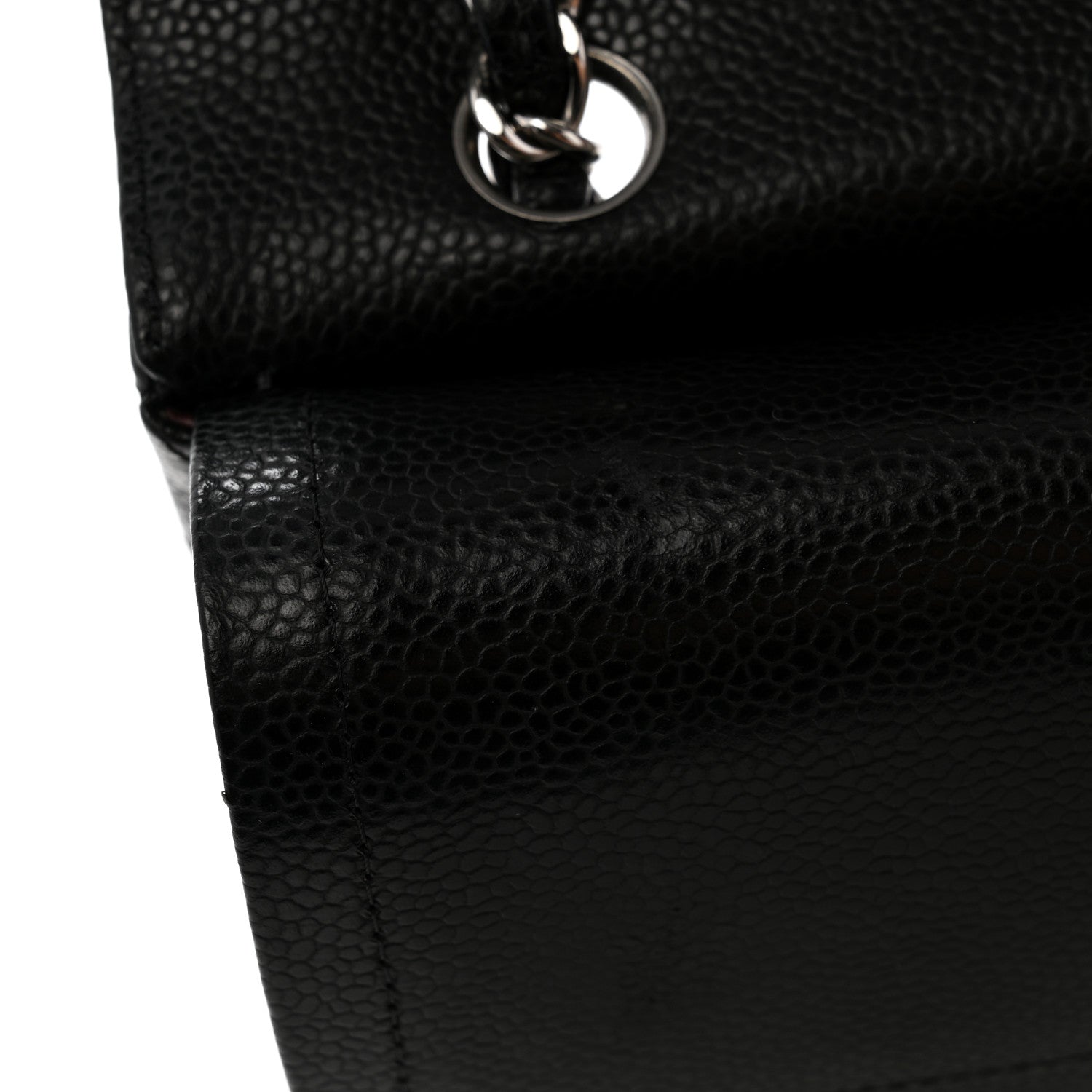 Chanel Caviar Quilted Medium Double Flap Black 14 of 16