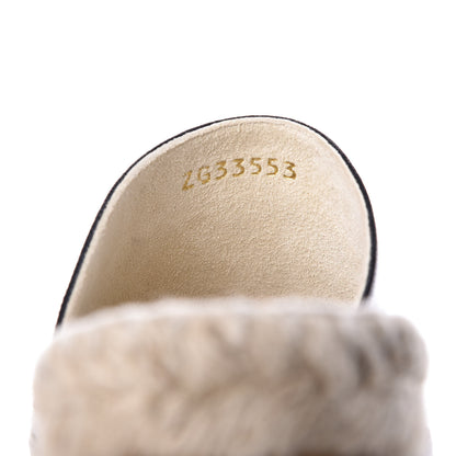 Chanel Goatskin Patent CC Espadrille Mules 37 Black 8 of 9