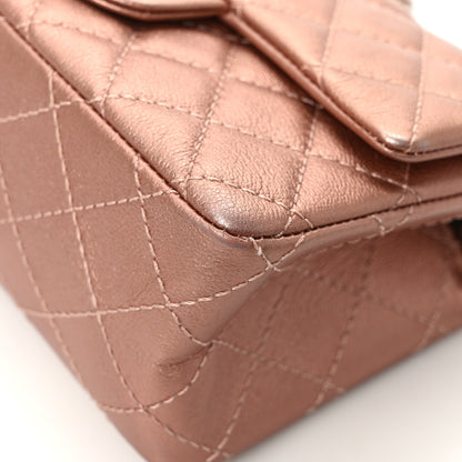 Chanel Metallic Grained Calfskin Quilted 2.55 Reissue Mini Flap Copper Pink 11 of 13
