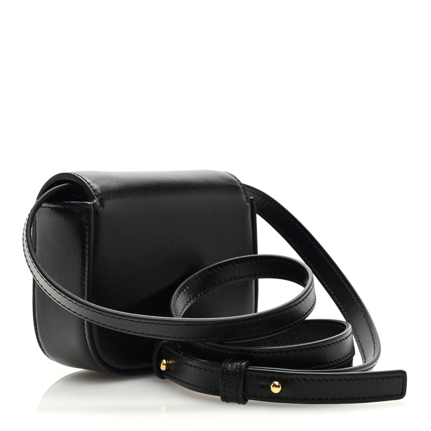 Shiny Calfskin Mini Triomphe Black