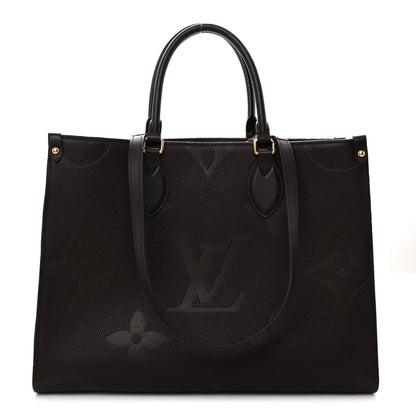 Louis Vuitton Empreinte Monogram Giant Onthego MM Chocolate 1 of 9