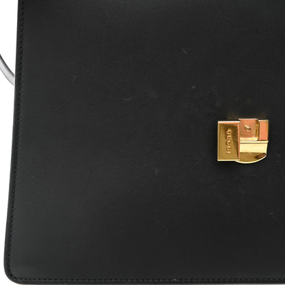 Gucci Calfskin Medium Sylvie Top Handle Bag Blue 14 of 16