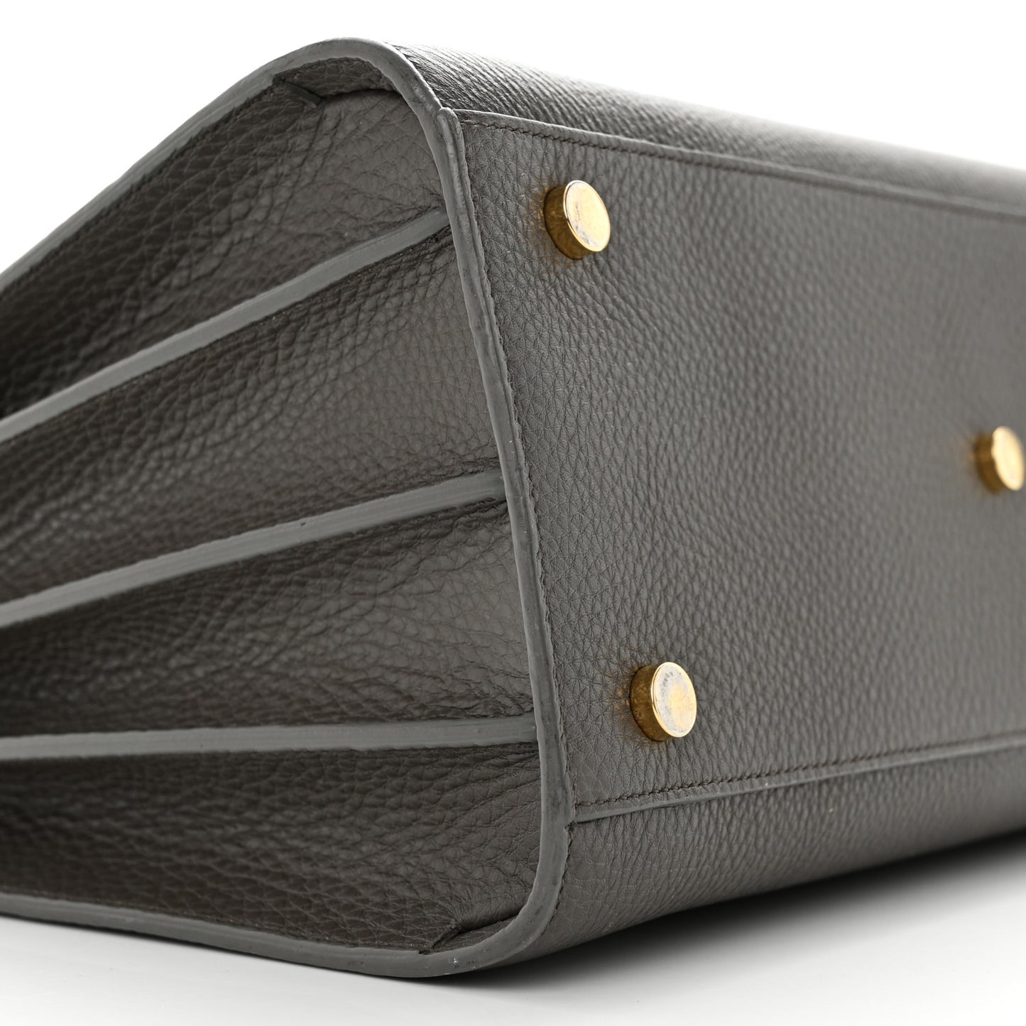Grained Calfskin Small Sac De Jour Charcoal