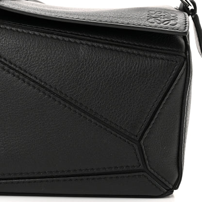 Loewe Calfskin Mini Puzzle Bag Black 8 of 11