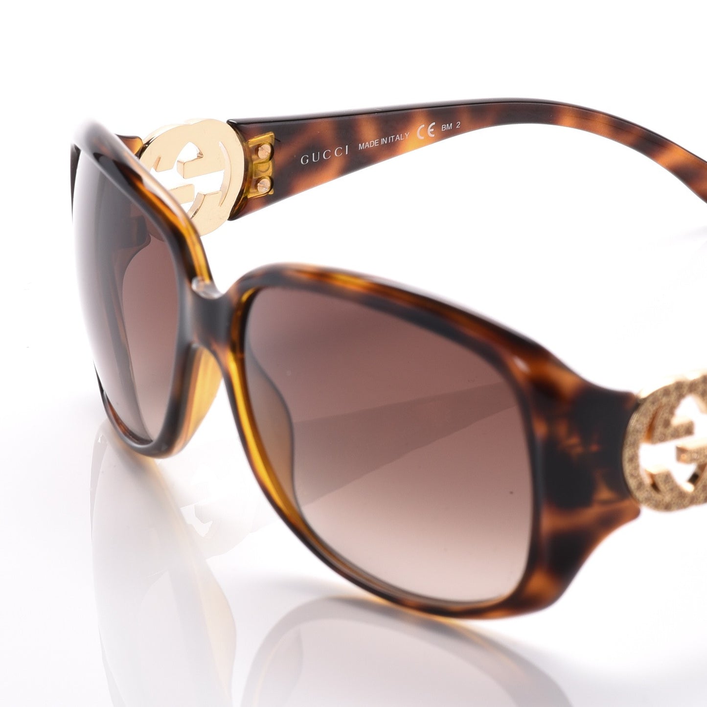 Crystal GG Sunglasses 3578/S Tortoise