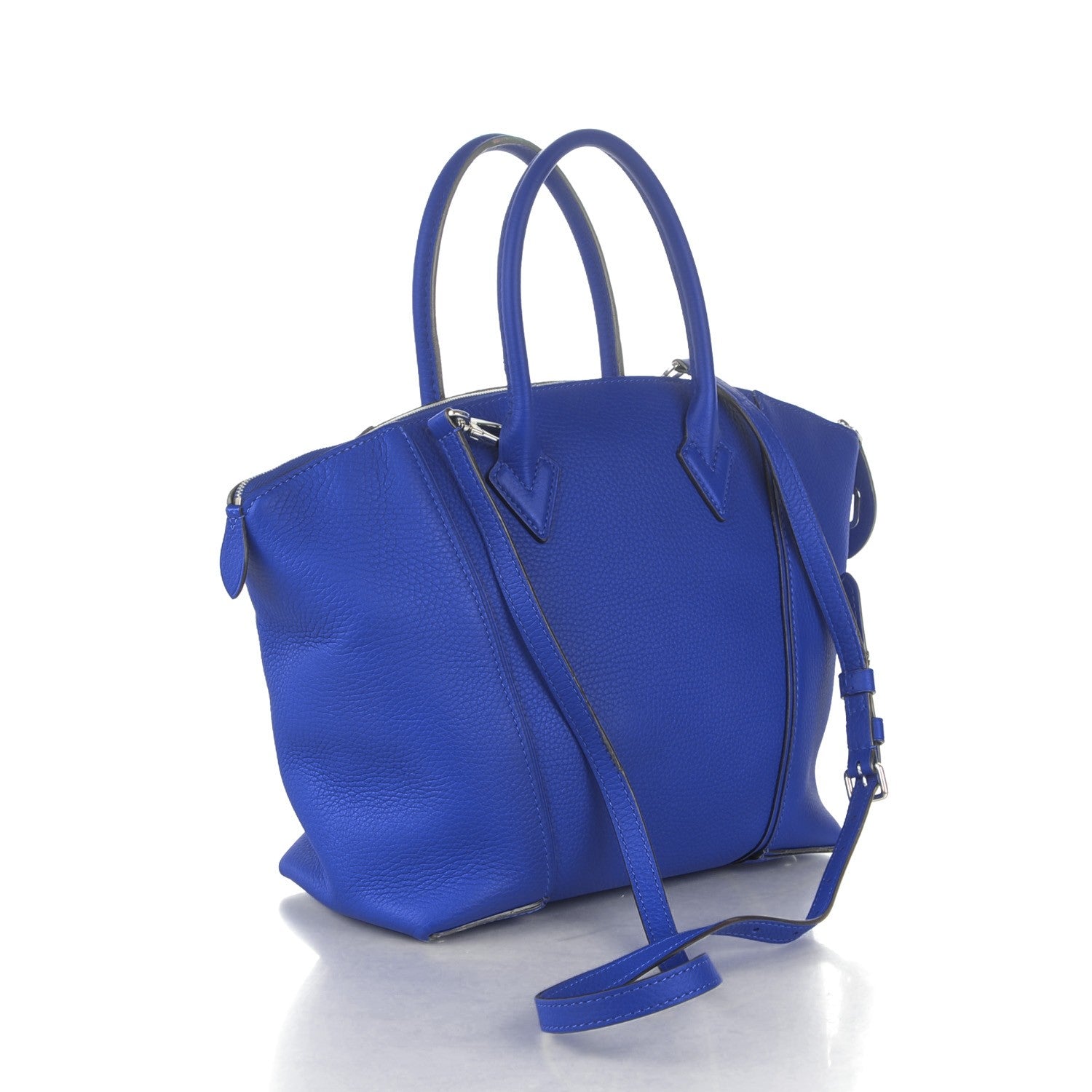 Louis Vuitton Cuir Taurillon Soft Lockit PM Outremer 3 of 9