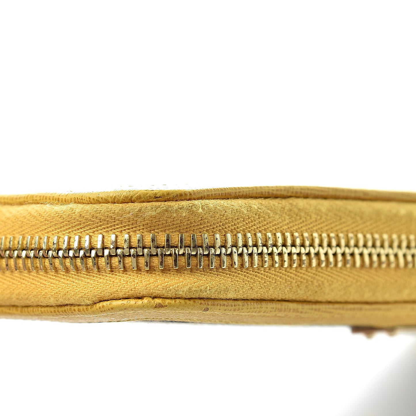 Zucca Zip Around Wallet Tobacco Yellow