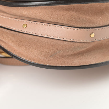 Chloe Calfskin Suede Medium Nile Bracelet Bag Biscotti Beige 11 of 15