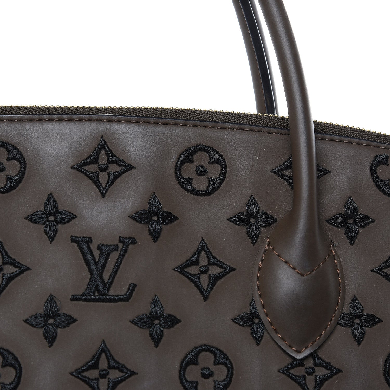 Louis Vuitton Monogram Addiction Vertical Lockit MM Brown 14 of 18