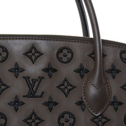 Louis Vuitton Monogram Addiction Vertical Lockit MM Brown 14 of 18