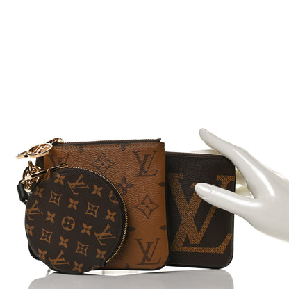 Louis Vuitton Reverse Monogram Giant Trio Pouch 2 of 9