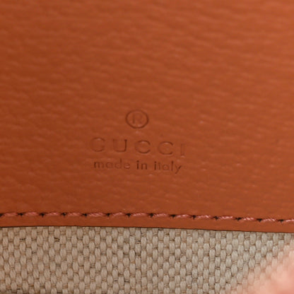 Gucci GG Supreme Monogram Textured Calfskin Web Mini Ophidia Half Moon Hobo Rose Pink 7 of 10