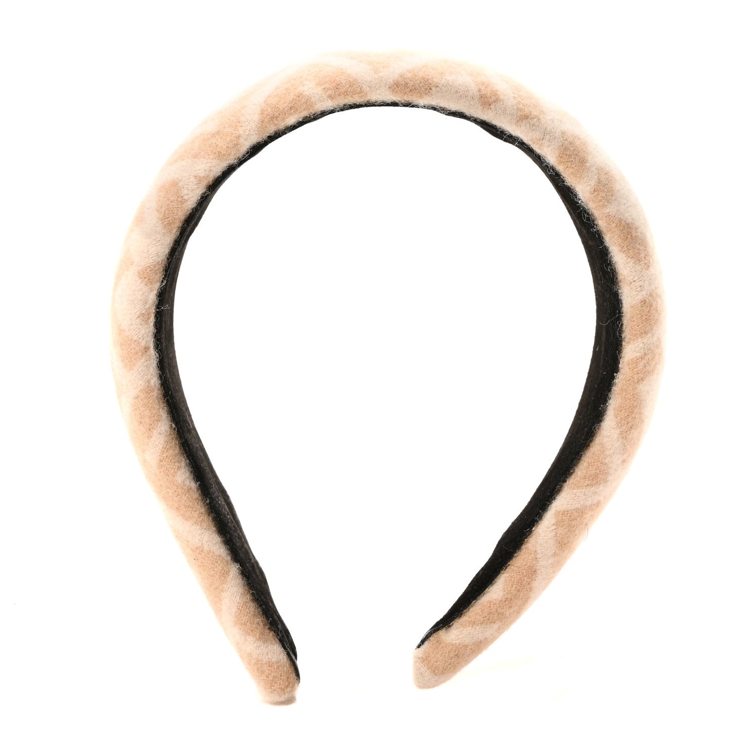 Wool Cashmere FF Logo Headband Blush