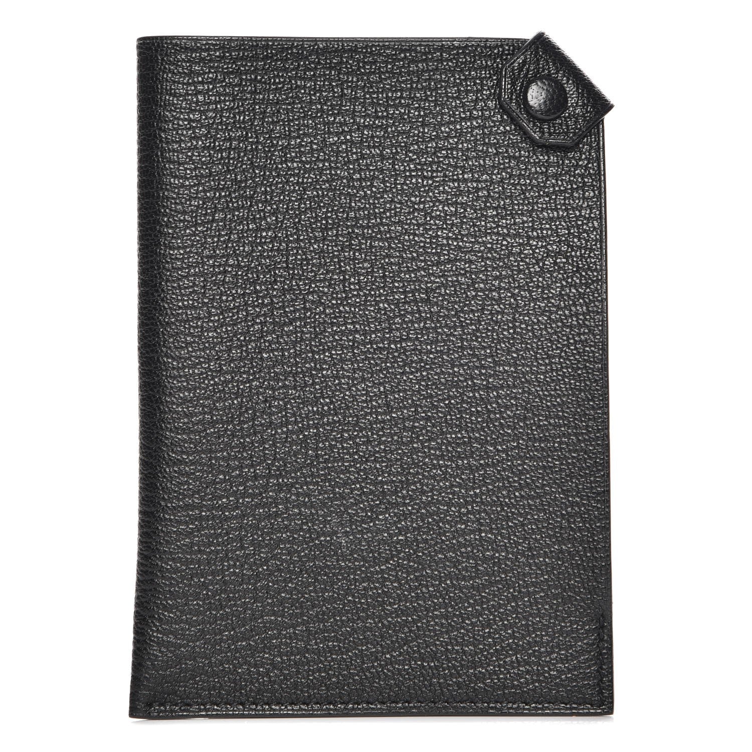 Hermes Chevre Mysore Tarmac PM Passport Holder Black 1 of 10
