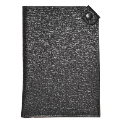 Hermes Chevre Mysore Tarmac PM Passport Holder Black 1 of 10