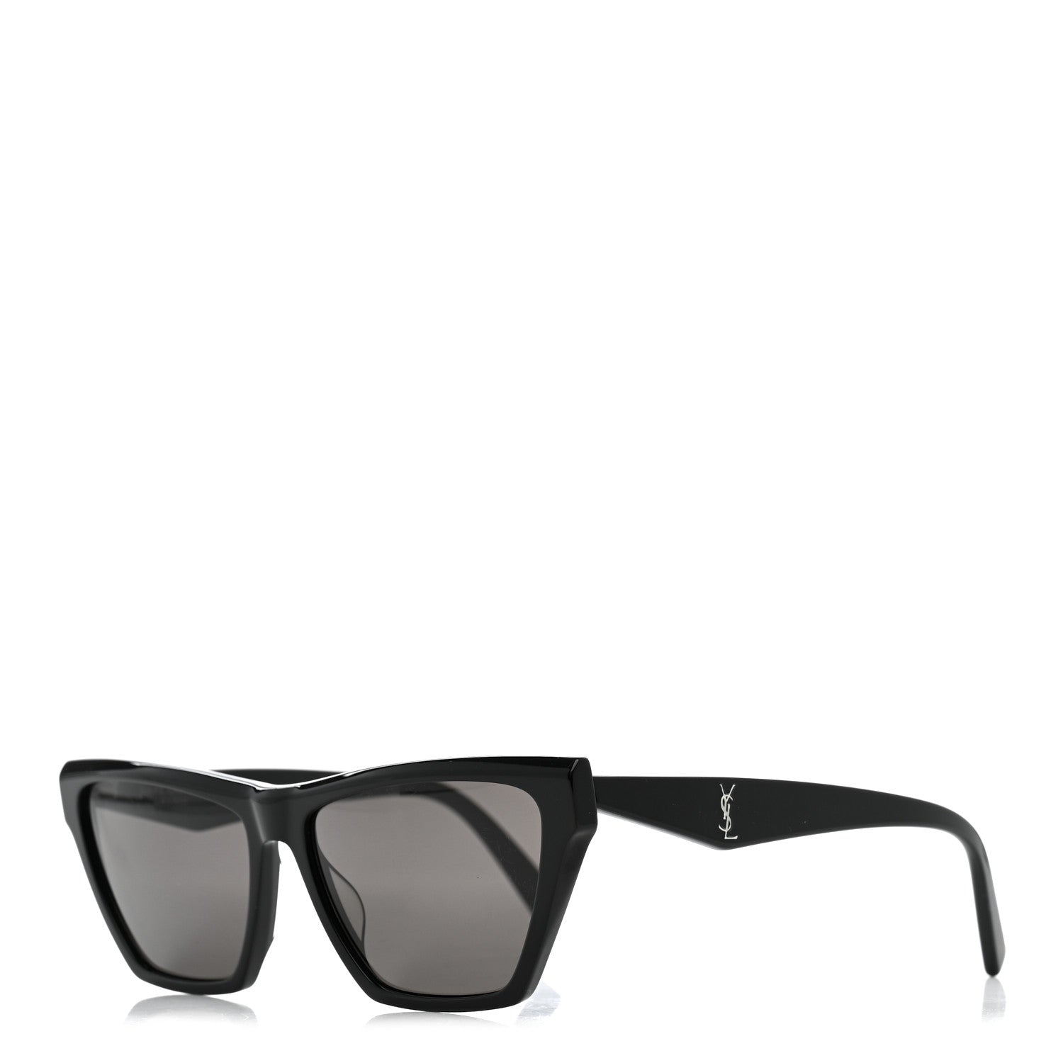 Saint Laurent New Wave SLM103 Kate Cat Eye Sunglasses Black 1 of 8