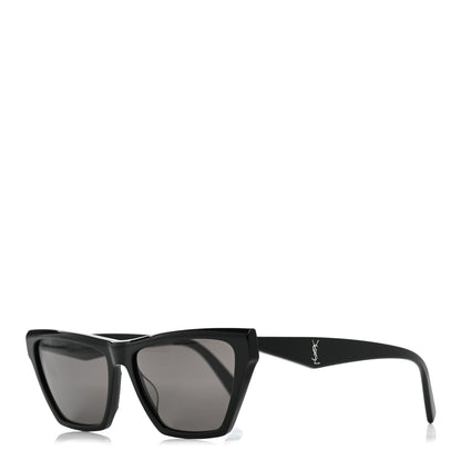 Saint Laurent New Wave SLM103 Kate Cat Eye Sunglasses Black 1 of 8