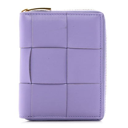 Bottega Veneta Nappa Maxi Intrecciato Zip Around Wallet Wisteria 1 of 7