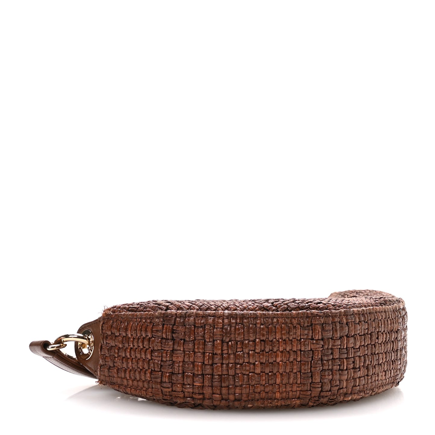 Braided Raffia Other Shape With Chain Brown