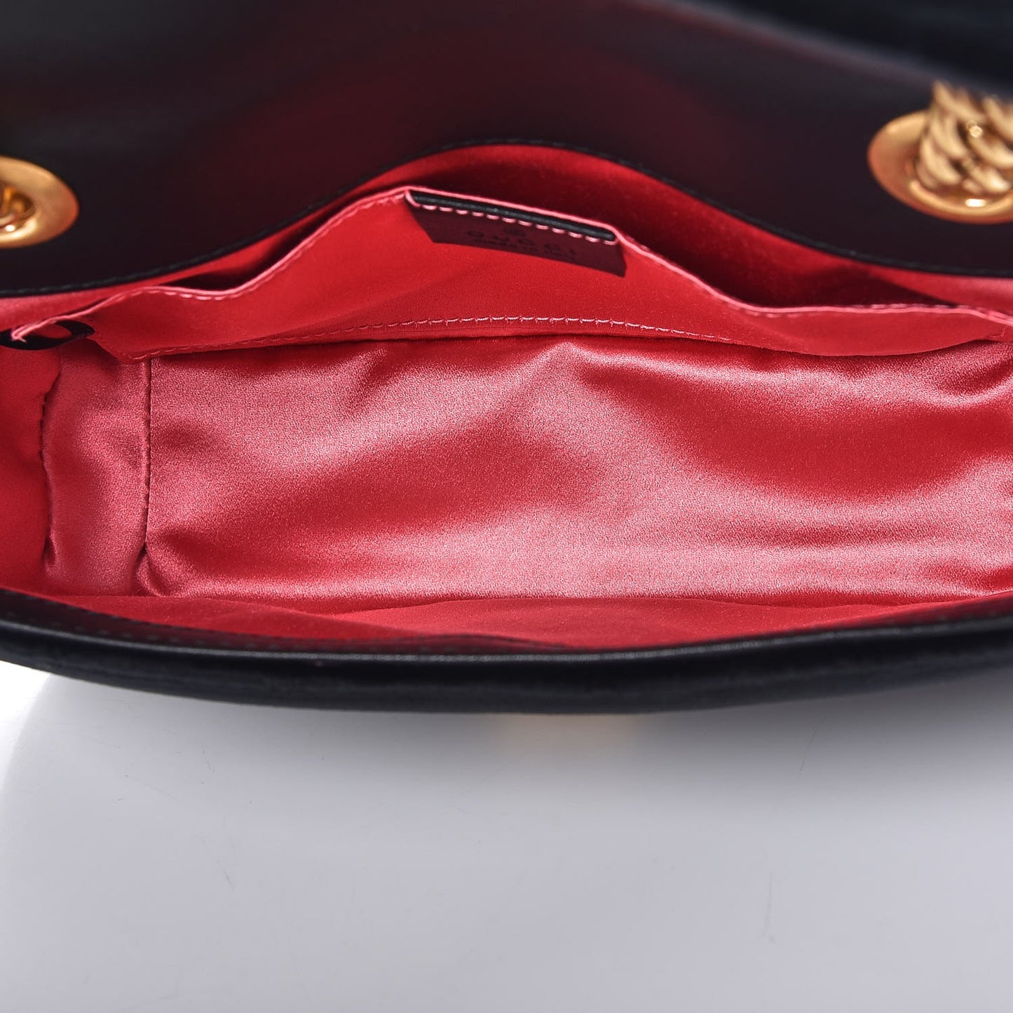 Velvet Matelasse Mini GG Marmont Shoulder Bag Black