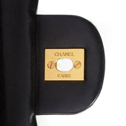 Chanel Lambskin Quilted Small Double Flap Black 7 of 9