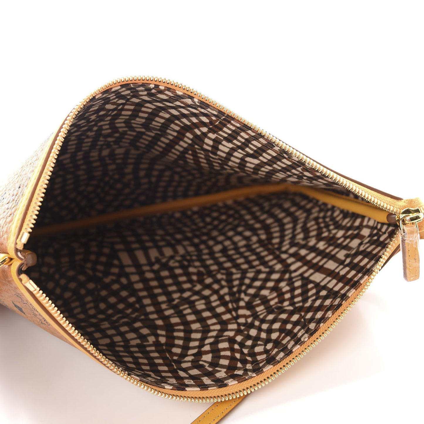 Visetos Liz Shopper Tote Pouch Cognac Yellow