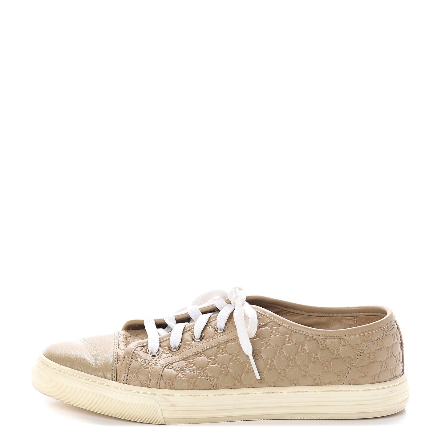 Microguccissima Womens Sneakers 39 Beige