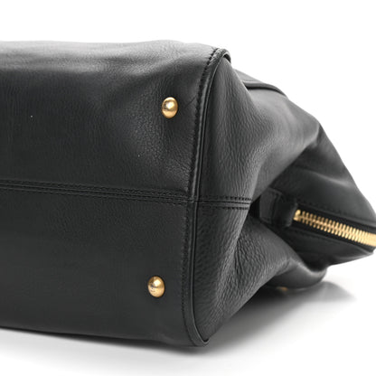 Fendi Vitello Dolce Marmol Large Chameleon Tote Black 9 of 9