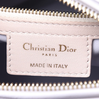 Christian Dior Lambskin Cannage Medium Tri-Color Lady Dior Rose Pale 6 of 17