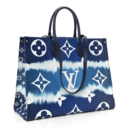 Louis Vuitton Monogram Escale Onthego GM Blue 3 of 11