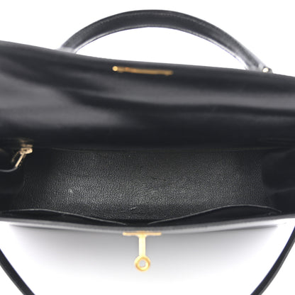 Hermes Box Kelly Sellier 32 Black 5 of 15