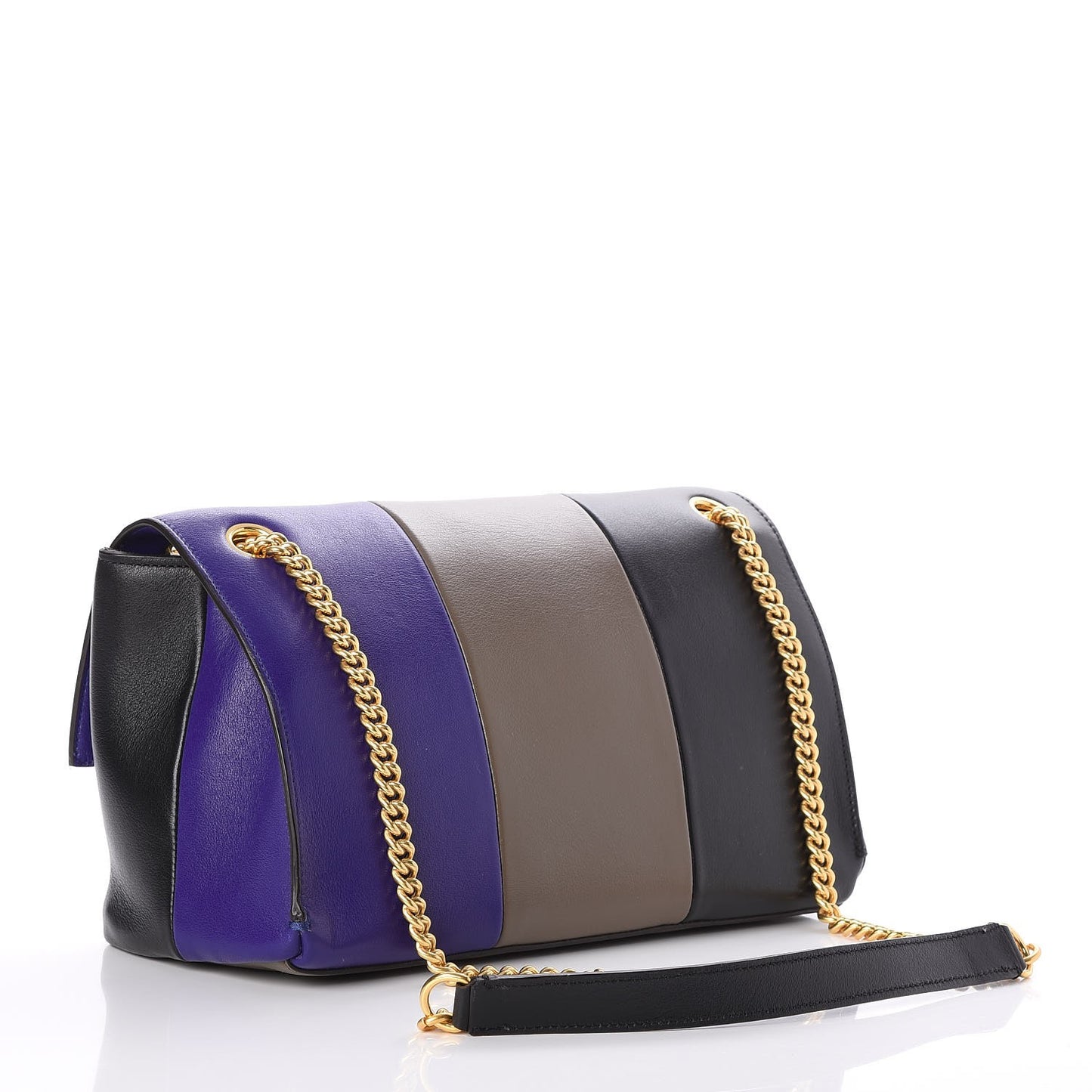 Smooth Calfskin Cheyne Indigo Clay Black