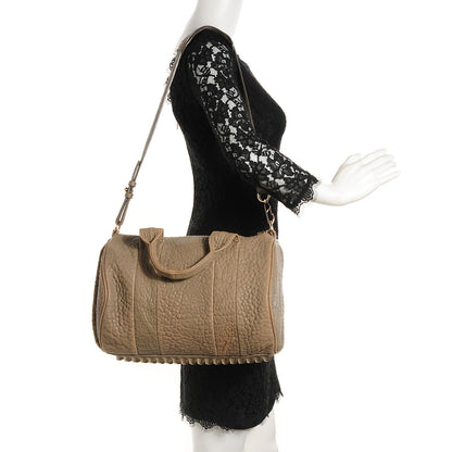 Alexander Wang Pebbled Lambskin Rocco Pale Gold Hardware 2 of 7
