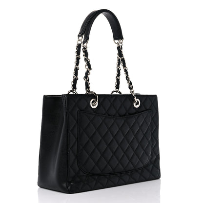 Chanel Caviar Quilted Grand Shopping Tote GST Black 3 of 11