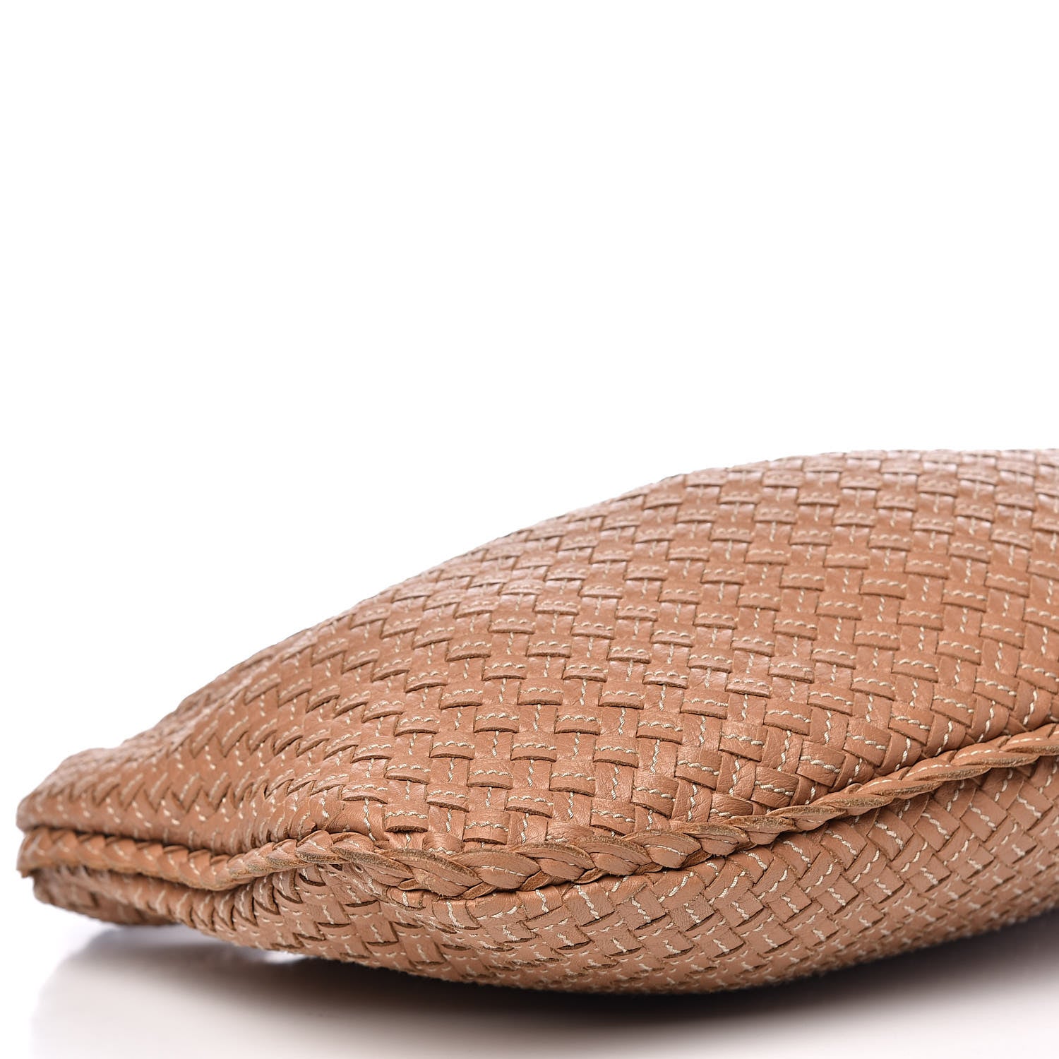 Bottega Veneta Nappa Stitched Intrecciato Medium Veneta Hobo 12 of 17