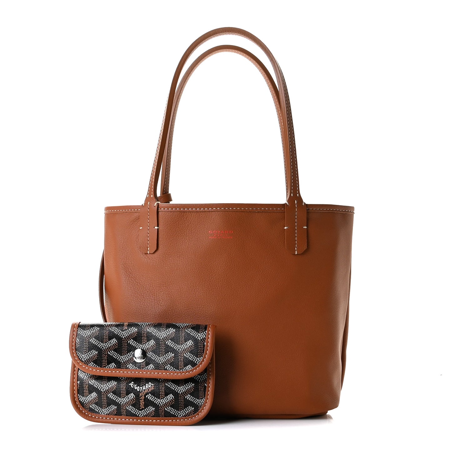 Goyardine Reversible Mini Anjou Black Gold