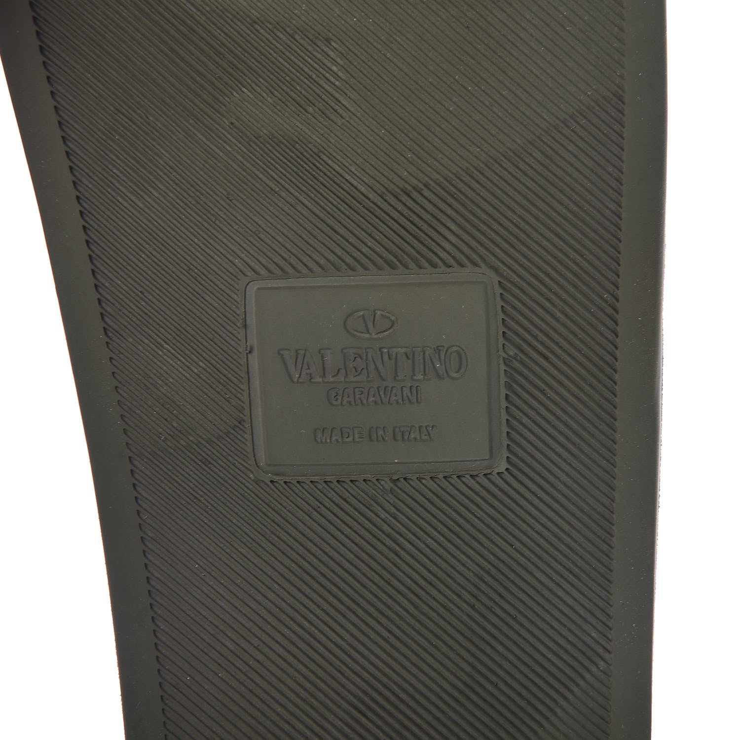 Valentino Garavani Rubber Rockstud Slide Sandals 36 Oasis 6 of 10