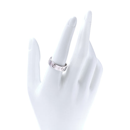 Cartier 18K White Gold 5.5mm LOVE Ring 58 8.25 2 of 5