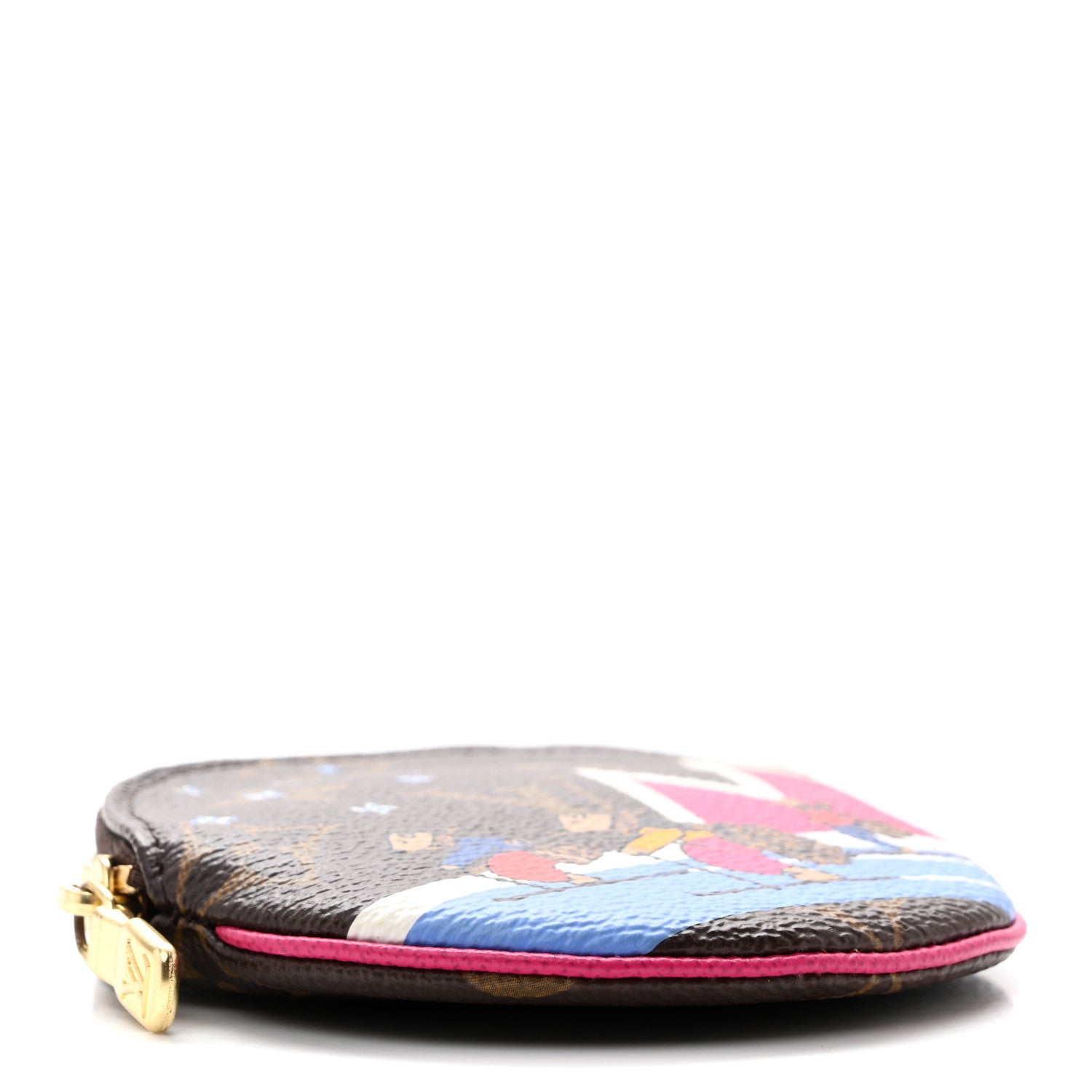 Louis Vuitton Monogram 2018 Christmas Animation Round Coin Purse 4 of 6