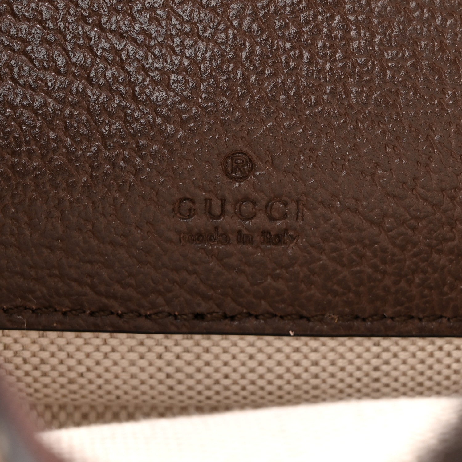Gucci GG Supreme Monogram Textured Dollar Calfskin Web Mini Ophidia Convertible Shoulder Bag Beige Ebony New Acero 6 of 11