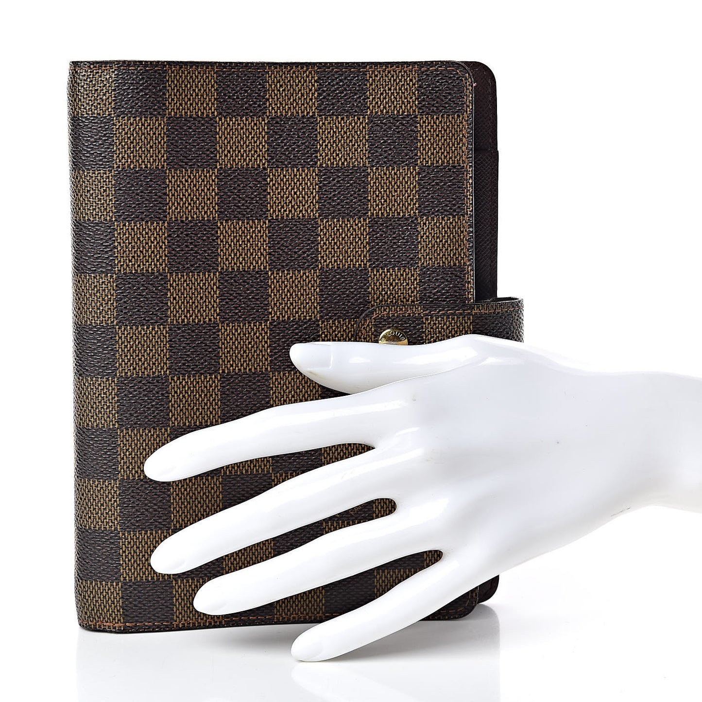 Damier Ebene Medium Ring Agenda Cover