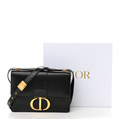 Christian Dior Crinkled Lambskin 30 Montaigne Flap Bag Black 9 of 9
